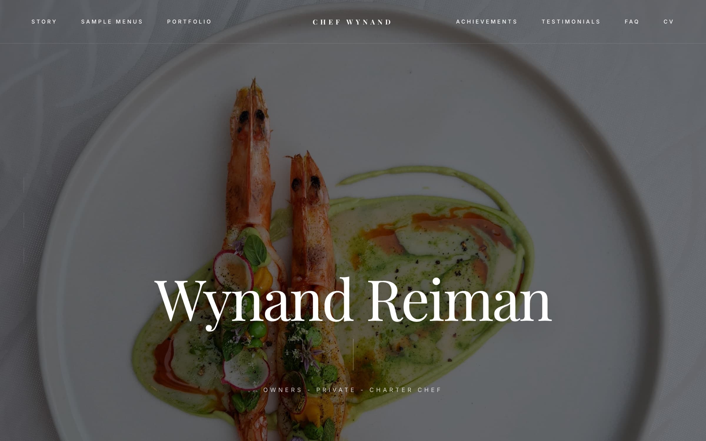 Chef Wynand Reiman: website
